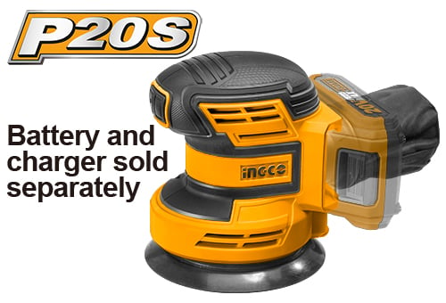 Ingco 20v Cordless random orbit sander