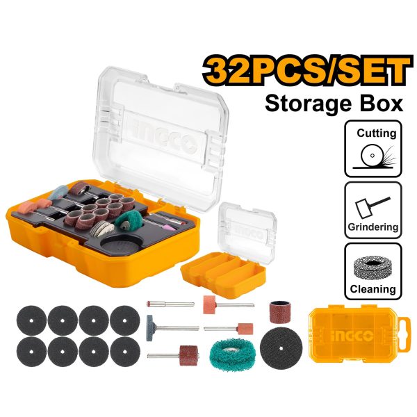 Ingco Sanding and grinding set for mini drill