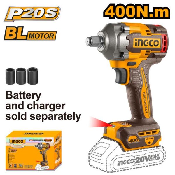 Ingco Lithium-ion Cordless Wrench 20V