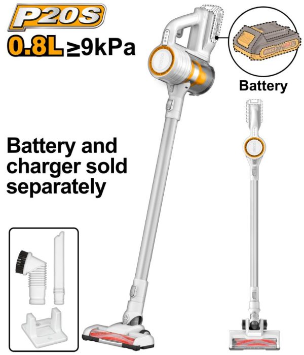 Ingco Lithium-Ion Vacuum Cleaner (20V)