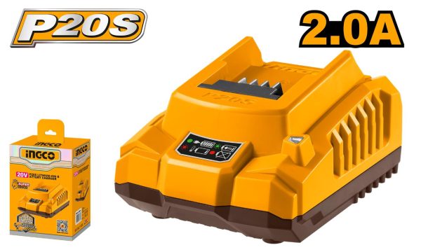 Ingco P20S Lithium-ion Battery Charger (20V)