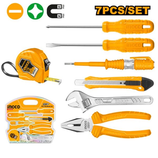 Ingco 7 Piece Hand Tools Set