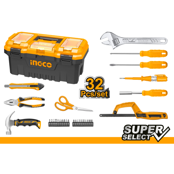 Ingco 32 pieces Hand Tools set