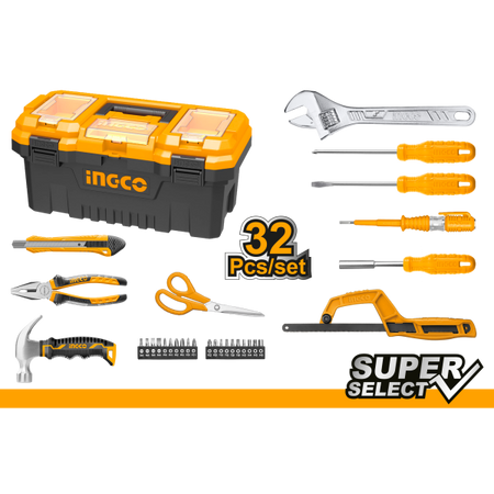 Ingco 32 pieces Hand Tools set