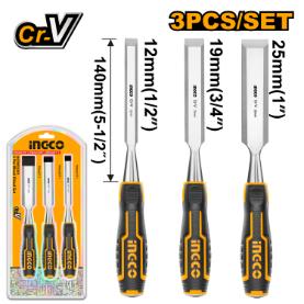 Ingco 3 Piece Wood Chisel Set