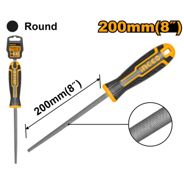 Ingco Round Steel File